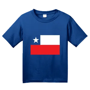 Texas Flag T Shirt Design PNG Image