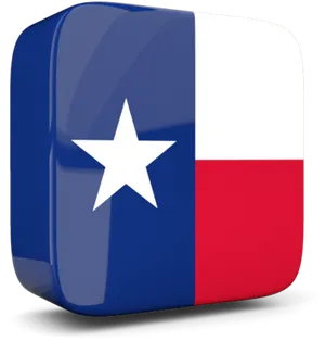 Texas State Flag Icon PNG Image