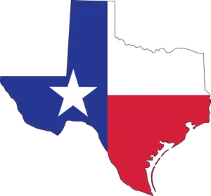 Texas State Flag Outline PNG Image