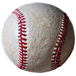 Textured Distressed Baseball Png Nku28 PNG Image