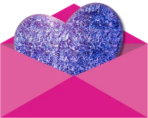 Textured Heart Artwork PNG