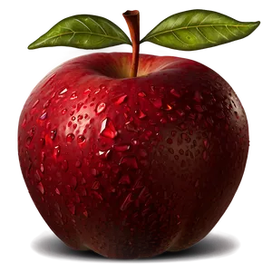 Textured Red Apple Png 17 PNG Image