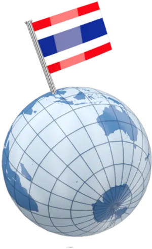 Thailand Flagon Globe PNG Image