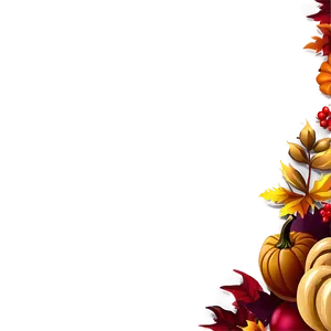 Thanksgiving Border Png Gsd PNG Image