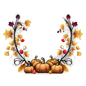 Thanksgiving Border Png Oaa53 PNG Image