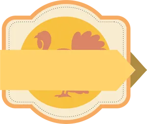 Thanksgiving Turkey Graphic Banner PNG