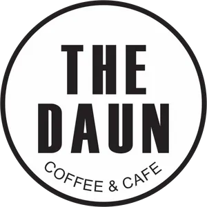 The Daun Coffeeand Cafe Logo PNG