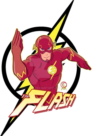 The Flash Animated Character Logo PNG Image