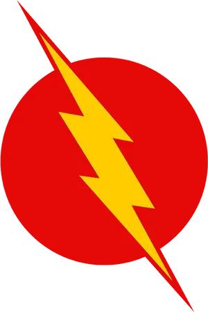 The Flash Emblem Logo PNG Image