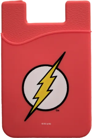 The Flash Logo Silicone Wallet PNG Image