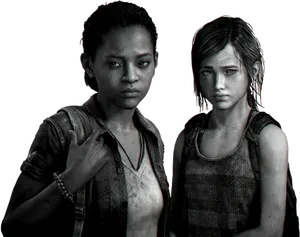 The Lastof Us Ellieand Riley PNG Image