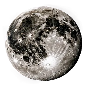 The Moon A PNG Image