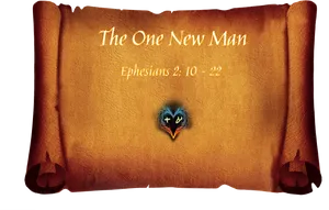 The One New Man Scripture Reference PNG Image