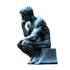 The Thinker As Artistic Inspiration Png 06132024 PNG Image