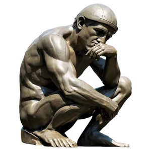 The Thinker Historical Artifact Png Rls47 PNG Image