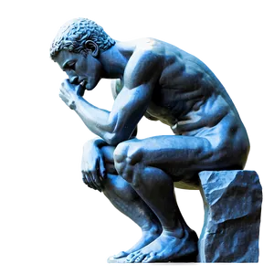 The Thinker In Intellectual Inquiry Png Gpb32 PNG Image