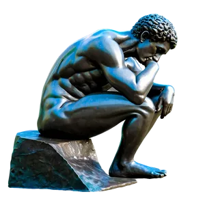 The Thinker In Intellectual Inquiry Png Vpk69 PNG Image