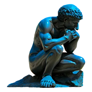 The Thinker Symbol Of Thought Png Sxi19 PNG Image