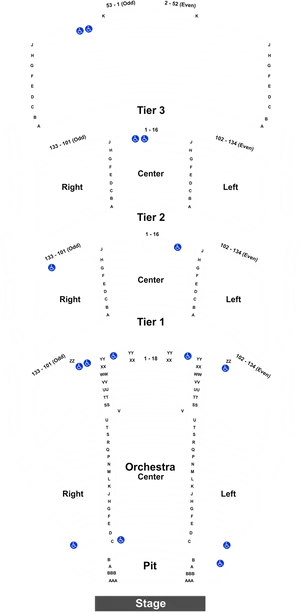 Theater Seating Chart PNG Image