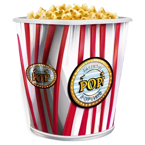 Theatre Popcorn Bucket PNG 16 PNG