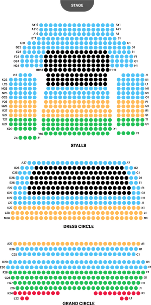 Theatre Seating Chart PNG Image