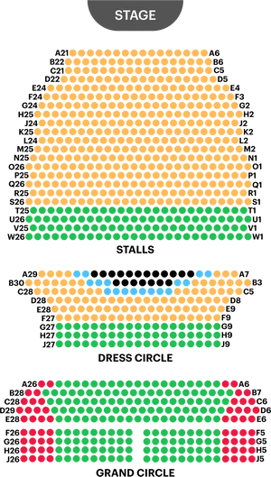 Theatre Seating Plan PNG Image