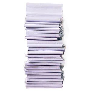 Thick Paper Stack Png Gdf38 PNG Image