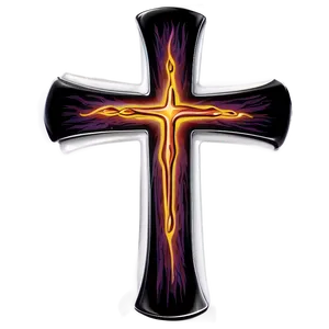 Thin Cross Design Png Jce PNG Image