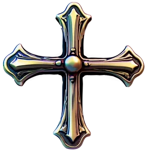 Thin Cross Tattoo Style Png 35 PNG Image