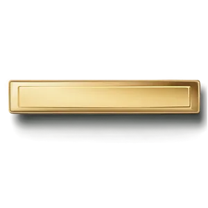 Thin Gold Rectangle Png 43 PNG Image