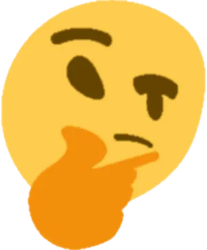 Thinking_ Emoji_ Contemplation.png PNG Image