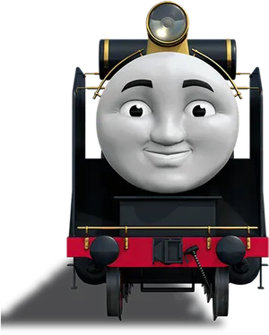 Thomas Friends Smiling Train Character PNG Image