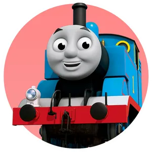 Thomasthe Tank Engine Smiling PNG Image