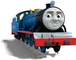 Thomasthe Tank Engine Smiling PNG Image