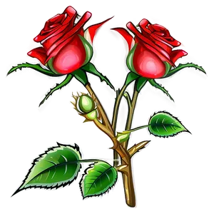 Thorny Rose Clipart Png Xtq93 PNG Image