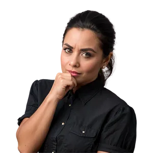 Thoughtful Expression PNG 45 PNG