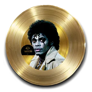 Thriller Album Gold Record Png Vbh25 PNG Image