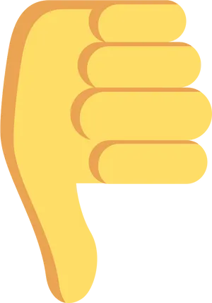 Thumbs Down Emoji PNG Image