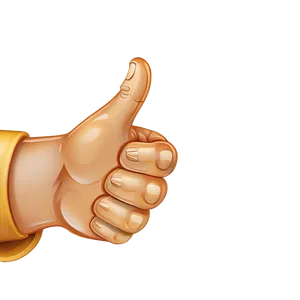 Thumbs Up Confirmation Emoji Png 14 PNG Image