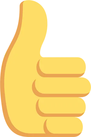 Thumbs Up Emoji PNG Image