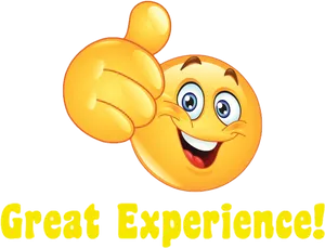 Thumbs Up Emoji Great Experience.png PNG Image