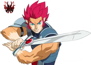 Thundercats Leader With Sword PNG Image