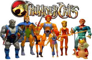 Thundercats Team Action Figures PNG Image