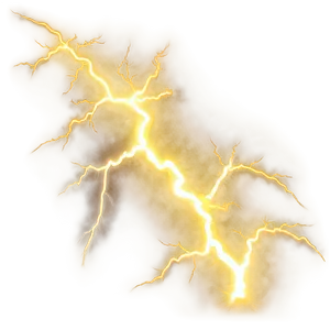 Thunderous Yellow Lightning Png 95 PNG Image