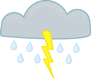 Thunderstorm_ Cartoon_ Vector PNG Image