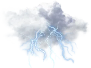 Thunderstorm Cloudsand Lightning PNG Image