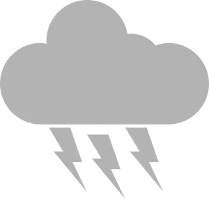 Thunderstorm Icon Graphic PNG