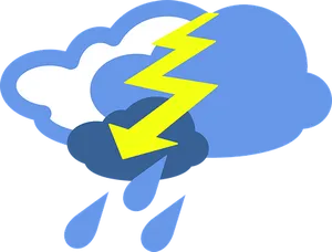 Thunderstorm Weather Icon PNG Image