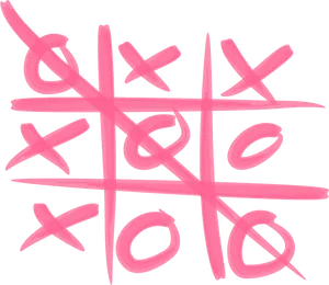 Tic Tac Toe Game Draw PNG Image