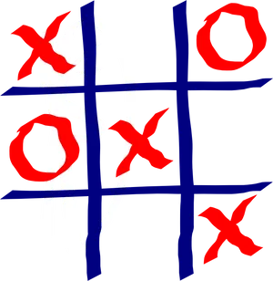 Tic Tac Toe Game In Progress.png PNG Image